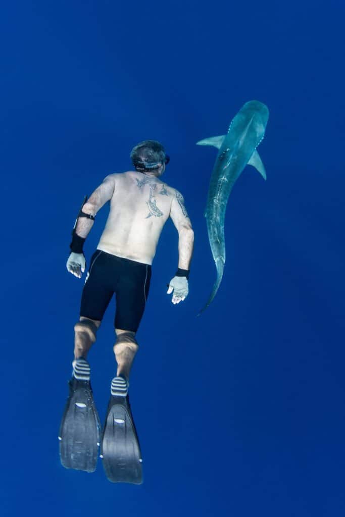 Professional freediver — Eric Clua