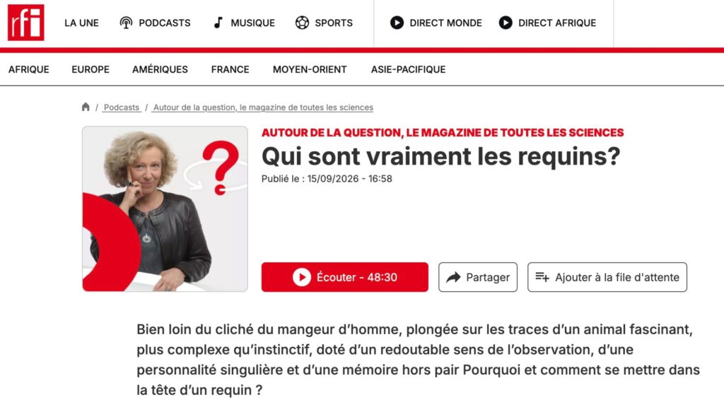 RFI — Autour de la question — Eric Clua